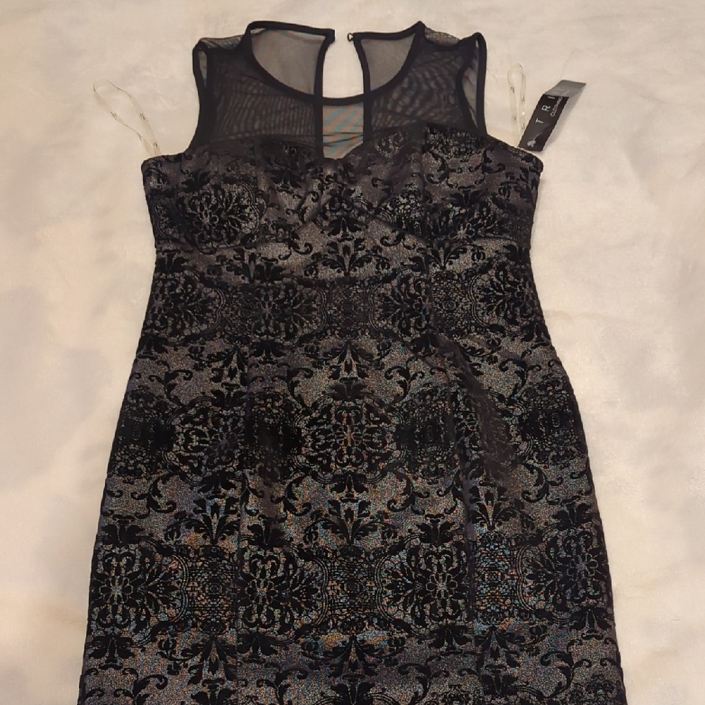 Elegant Black and Gray Women's Dress